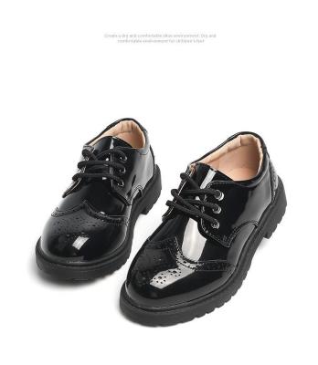 China China Fashion Design Kids Sneakers Anti-Slippery Girls Leather Trim Shoes Boys Rubber Sports Shoes for sale