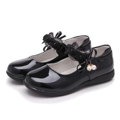 China Wholesale Deodorization Customized Kids Casual Dress Black School Shoe For Kids Girls And Boys for sale