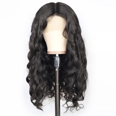 China Wholesale Loose Seller Natural Loose Wave Color Lace Wig For Black Women for sale