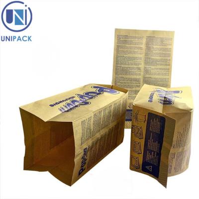 China fluorine-free recycled oil proof  Food Packaging Kraft Bags Microwave popcorn paper bag à venda