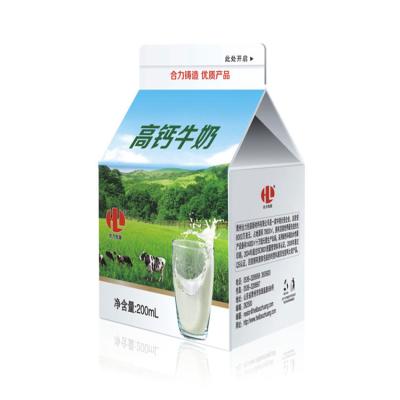 China Econamically Friendly Empty Juice Box Gable Top Food Grade for sale