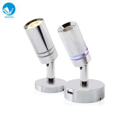 China Bozhou Aluminum Marine Touch Dimming LED Reading Light Fixtures for Boat Yacht for sale