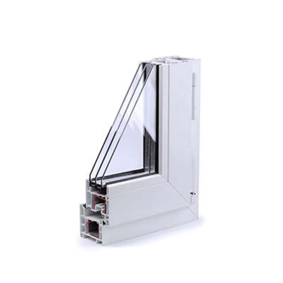 China Swing Factory Made Double Glazing House Swing PVC Windows for sale