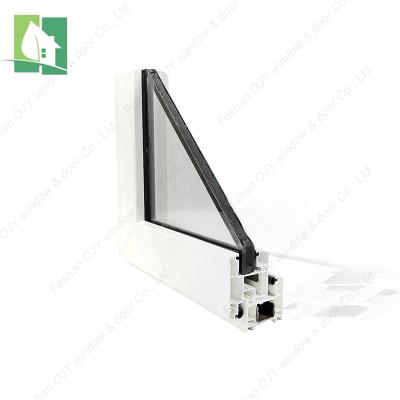 China Swing Manufacturer Double Glazed Casement Window American PVC Window Profile with Wholesale Price for sale