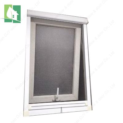 China Swing Cheap Plastic Steel Window Mesh Window Small Size Conch Windows Dust Proof Casement Tent for sale