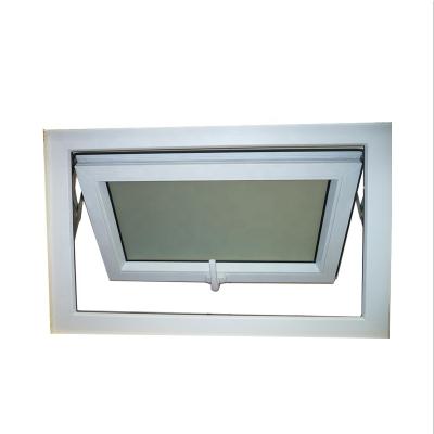 China Swing Top Open Designs Cheap Price Steel Handle UPVC Philippines Casement Awning Window for sale