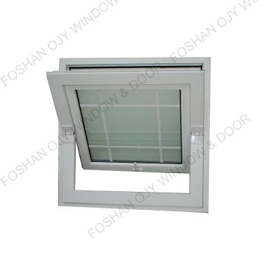 China Swing Center Pivot Windows Foshan Residential UPVC Middle House PVC Hung Window for sale