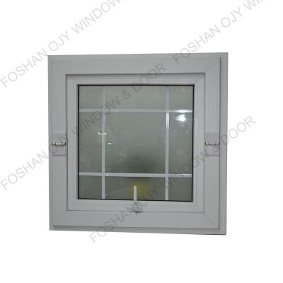 China Factory Price Australia Standard Single Swing PVC Hung Window Opener Glass Waterproof Tent Window for sale