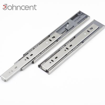 China 304 Stainless Steel Soft-end Side-mount Smooth Drawer Slide for sale