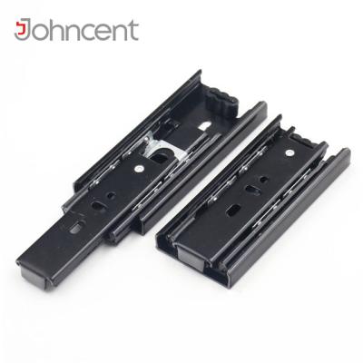 China Smoothly 4 Inch 10cm Mini Drawer Slide 3 Times Drawer Slide for sale