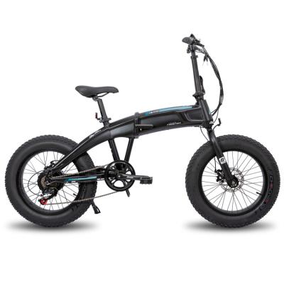 China City Folding Ebike HILAND Style New 20 Inch Fat Tire e Bike 500w City Folding Electric Bicycle Bike for sale