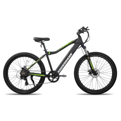 China ROCKSHARK aluminum alloy us 27.5 inch mountain ebike aluminum alloy frame ebike ddp mtb price for sale