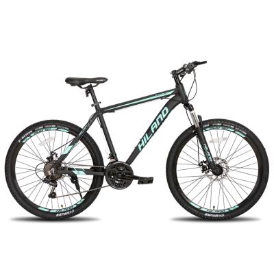 China Popular fashionable mountain bike HILAND aluminum alloy 26 inch mountainbike bicicleta mtb mountain cycle 21speeds for sale