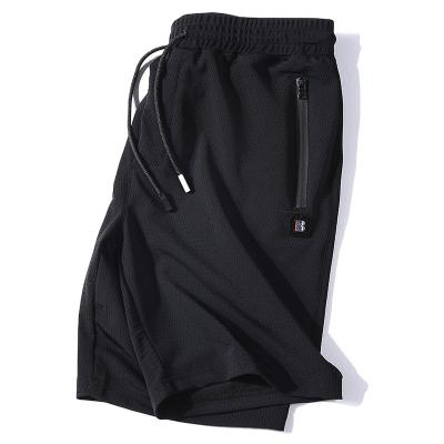 China Men's Summer Casual Sports Shorts Men's Shorts Big Five Minute Beach Shorts Men's Casual Ice Silk Quick Dry Pants for sale