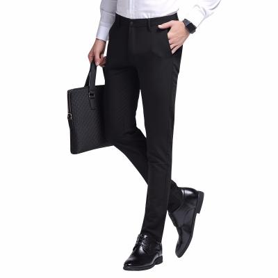 China Manufacturer Quality Assurance Mens Breathable Fashion Pants Slim Fit Mens Work Trousers for sale