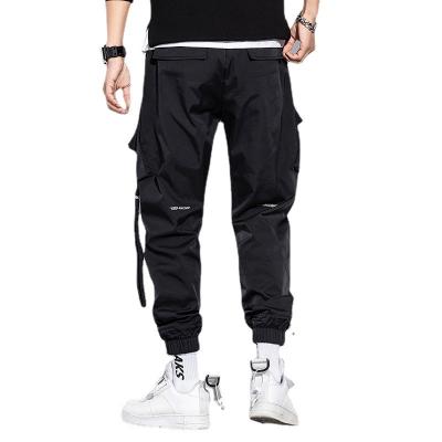 China Autumn brand Anti-wrinkle spring and laser jumpsuits loose and hip-hop thick pants multi-pocket INS super pants for sale