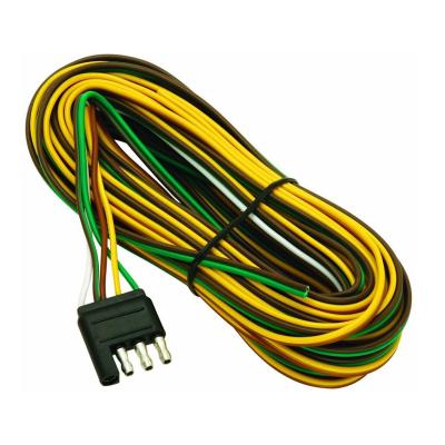 China Automotive 15ft 4 Pin Flat Trailer Wiring Harness for sale