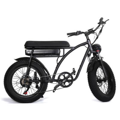 China Multi-Functional Electric Hybrid Mountain Ebike Fat Tire Electric Road Bike Retro Cycle 750w 1000w Tourwheel Dirt Bike for sale