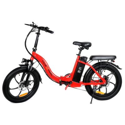 China Folding Electric Bike Tourwheel 60Km Chain By Load 350W Motor Electric Bike PAS Hybrid Electric Bike for sale