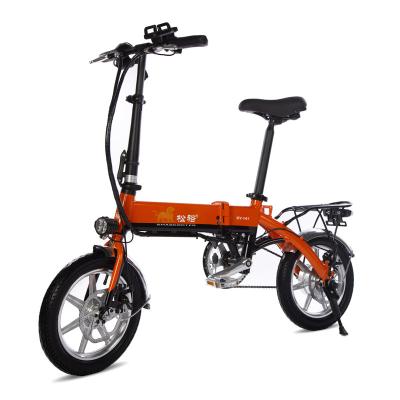 China Moped Electric Bike 36v 250w 35km/h 14 Inch Eu Tourwheel Aluminum Alloy Tire Running Fat Folding Electric Bicycle Europe for sale