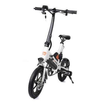 China Ebike Tourwheel Aluminum Alloy 14Inch Frame City Bike 36V Disc Brake Adults E Bike 40Km for sale