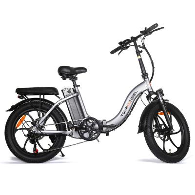 China City Folding Ebike Tourwheel Factory Supply OEM Logo 36V 15AH Lithium Battery 350w Motor Power Vintage Ebike for sale