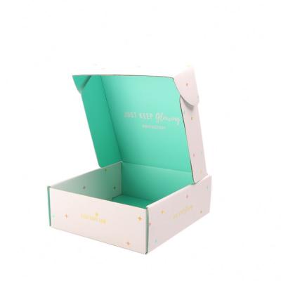 China Wholesale Recyclable Custom Small Cardboard Paper Box Recycled Cheap Pink Cosmetic Paper Box for sale