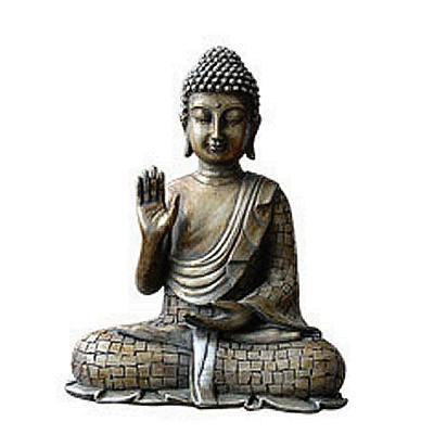 China Minimalist OEM zen buddha statue home decor religious sakyamuni statue tanned thai meditating buddha statue for sale