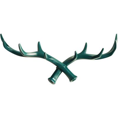 China Universal Minimalist Wall Hook Antlers Hooks Porch Key Rack Coat Shelf and Clothes Rack Wall Animal Hooks for sale