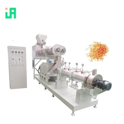 China Stainless steel dry type twin helix chain/extruded parax extruder/wet production feed fish fish aquarium for sale