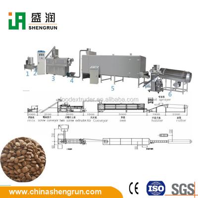 China fish food machine/line/dry extruded fish food extruder machine dog pet food production floating extruded machinery for sale