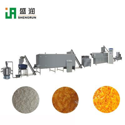 China Full Automatic Frying Chicken Bread Crouton Making Machine Bread Crumb Expander Equipment Processing Line for sale