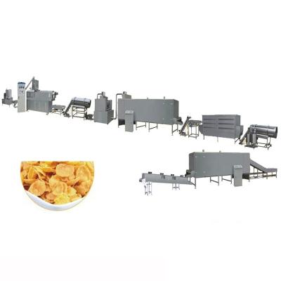 China Cereal Machine Puffing Oats Flake Processing Line High Automation Production Line Breakfast Snacks Extruder Corn Cereal Production Machine Flakes Making Machine for sale