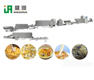 China Large Capacity Low-CARB Extruder Products For Corn Flakes Cereal Flakes Making Production Plant for sale