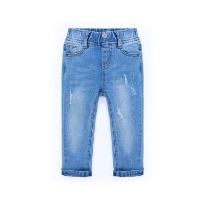 China Factory Direct Supplier Breathable Spandex Breathable Denim Pants Elastic Waist Teens Boys Jeans Clothes for sale