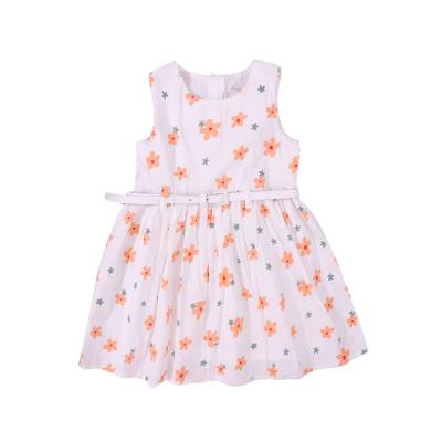 China 2022 custom factories best seller Anti-wrinkle organic baby clothes designer china skirts sleeveless dress for girls for sale