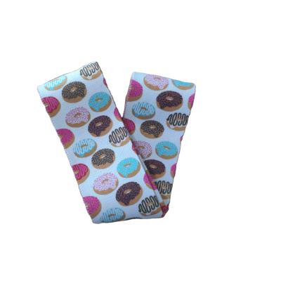 China New portable hot sale fitness donuts printed hip belt best quality new design for hip band for sale