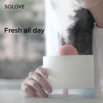 China usb rechargeable cooling mist humidifier diffuser 400ml air humidifying ultrasonic humidifier for sale