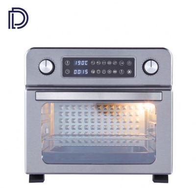 China 2021 Newest Commercial Air Fryer Oven for Large Family, 8-in-1 Convection Combination Rotisserie Oven with LED Display Large Glass Window for sale