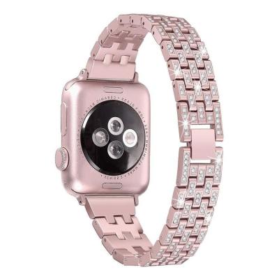 China Perfect Function Quality Stainless Steel Watch Strap Fashion Smart Watch Band For Apple Watch for sale