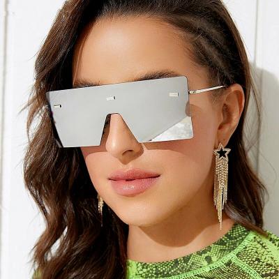 China 2021 Fashion Sun Glasses Seller Wholesale Custom Square Shades Rimless Sunglasses Big For Women for sale