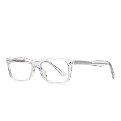 China Cassbojue Adult Crystal Retro Blue Light Blocking Glass Optical Frames Reading Glass for sale