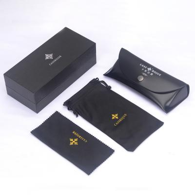 China Glass Sunglasses Packing Custom Hard Fashion Sun Eye Glasses Pack Sunglasses Case Pouch Set With Logo for sale