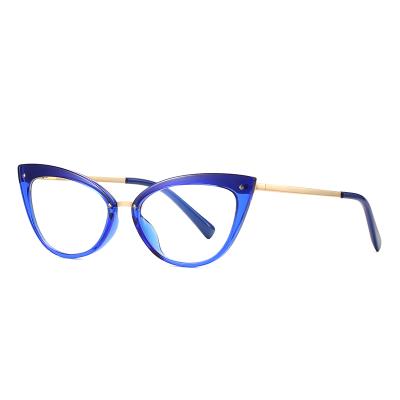 China For Adult Cat Eye No Prescription Blue Light In 2021 Reading Glasses Blocking Eye Protection Glasses for sale