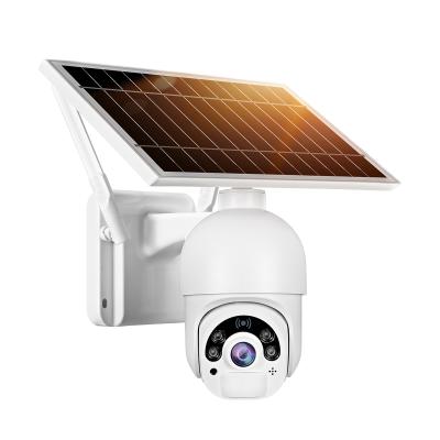 China NIGHT VISION JideTech 2MP Wifi CCTV Security Camera Solar PTZ Solar IP Camera Wireless Wifi Camera for sale