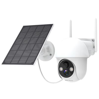 China Good NIGHT VISION 2MP Wifi Solar Camera 1080P Two Way Audio Outdoor Night Vision WIFI Camera with 3W Solar Panel for sale