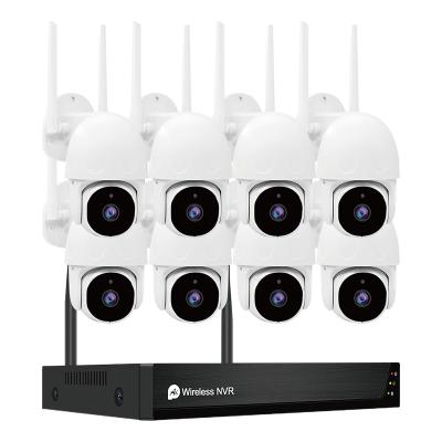 China PAN-TILT 8CH 2MP PTZ Home Security Camera System 2MP Security IP Camera HD Survelliance NVR System CCTV Camera for sale