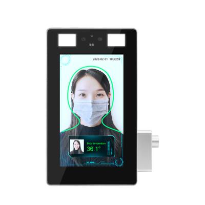 China Built-in 7Inch Camera Wrist Temperature Measurement Machine Detector Scanner With Face Recognition Thermal Camera for sale