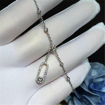 China Luxury jewelry Luxury Jewelry diamond anklets 18k white gold yellow gold rose gold diamond  anklets for sale