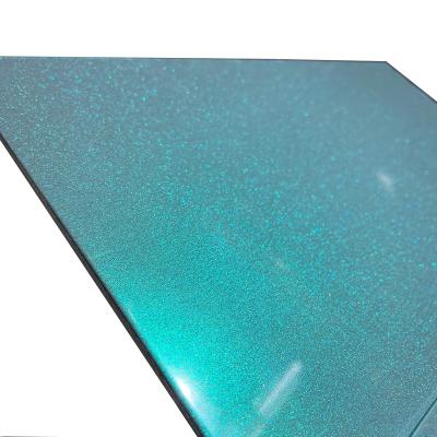 China Modern Fireproof Chameleon Color Aluminum Composite Cladding 3D Exterior Wall Facade Panel for sale